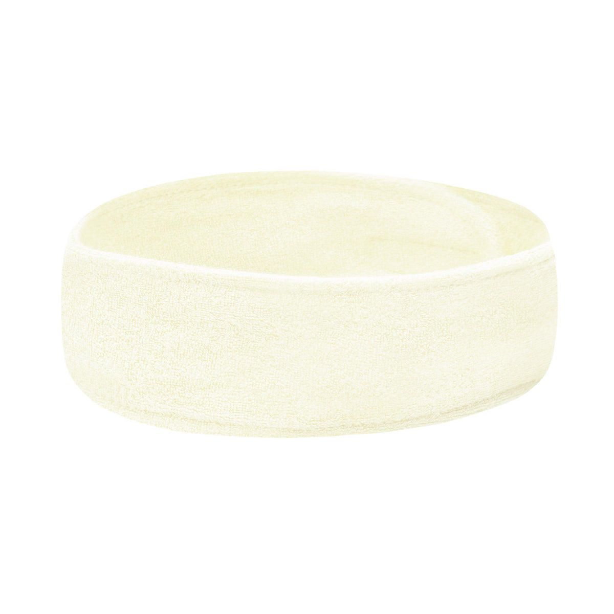 Cosmetic Headband High-Quality Terry Fabric Creamy