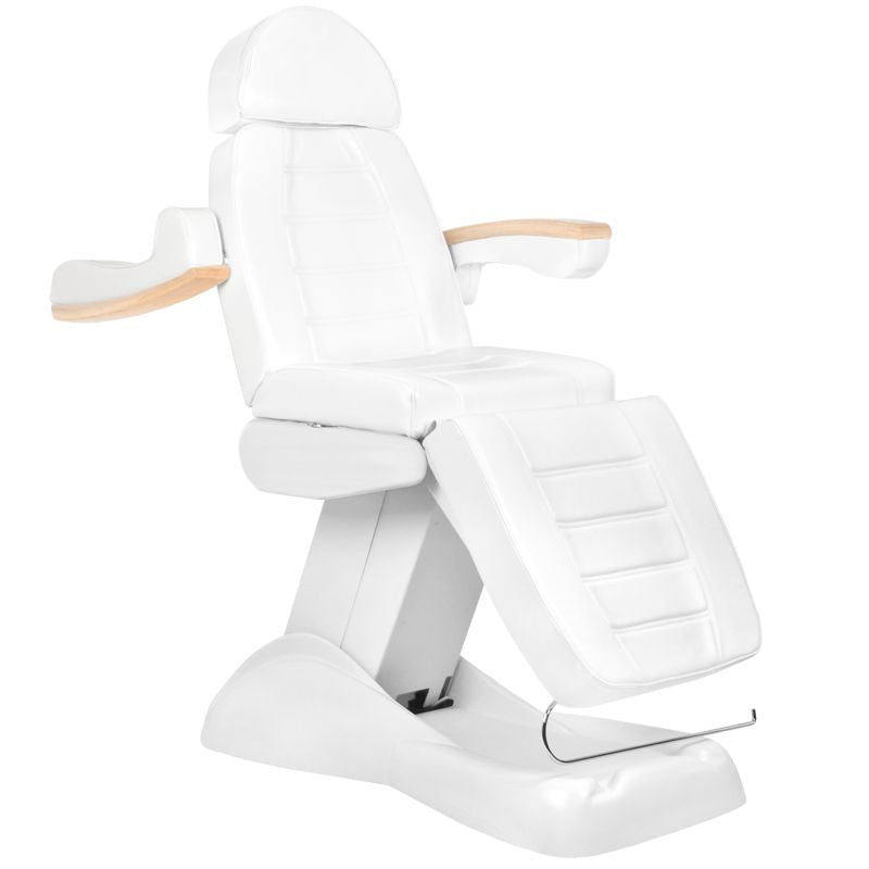 ActiveShop Electric Cosmetic Chair Lux White / Beech 3m