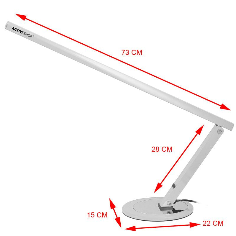 ACTIVESHOP 20w slim aluminum desk lamp