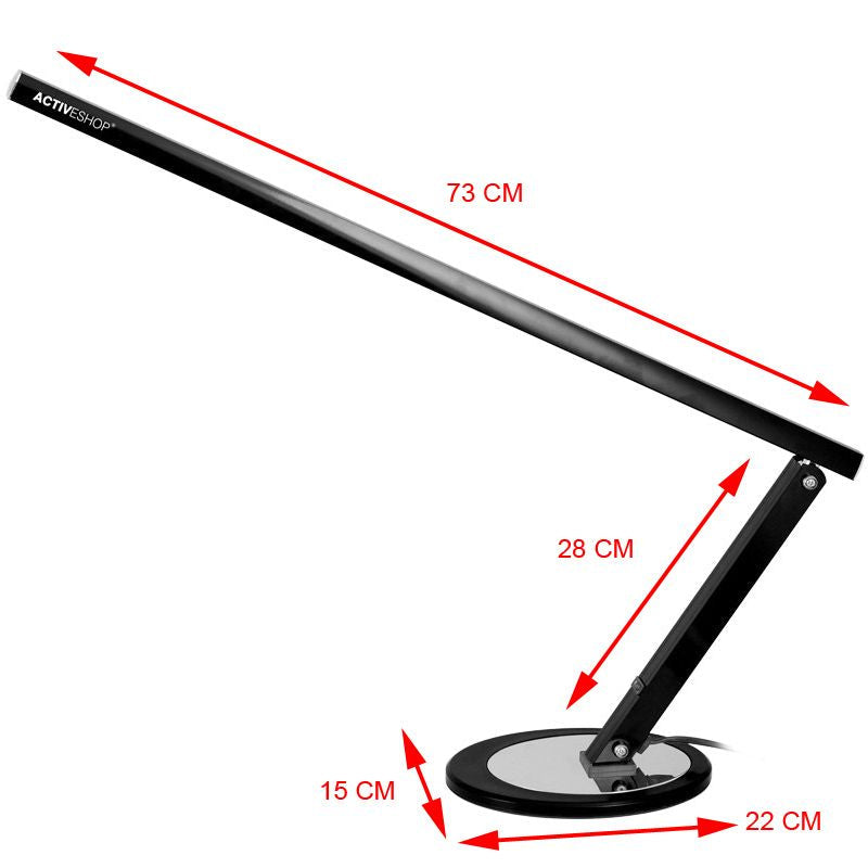 ACTIVESHOP 20w slim desk lamp black