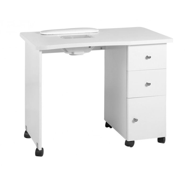 ActiveShop Wood Beauty Desk with 011B Dust Absorber