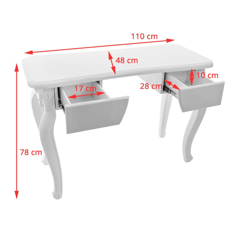 Desk azzurro style 2049 white