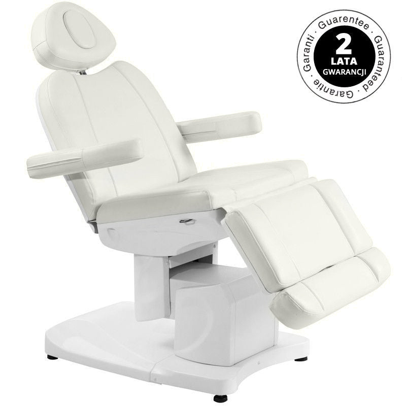 Electric cosmetic chair azzurro 708a 4 strong. white