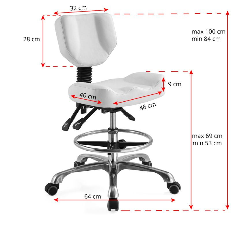 ActiveShop Cosmetic Stool A-4299 White