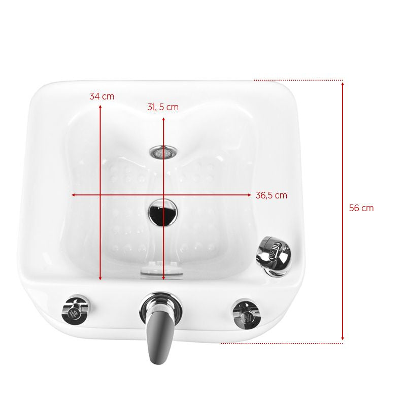 Azzurro Tray for Pedicure with Hydromassage A023