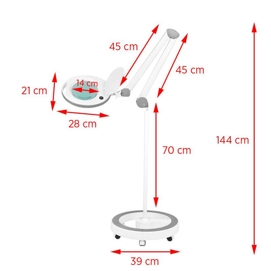 Elegante 6014 60 LED 5d LED magnifier lamp with a tripod