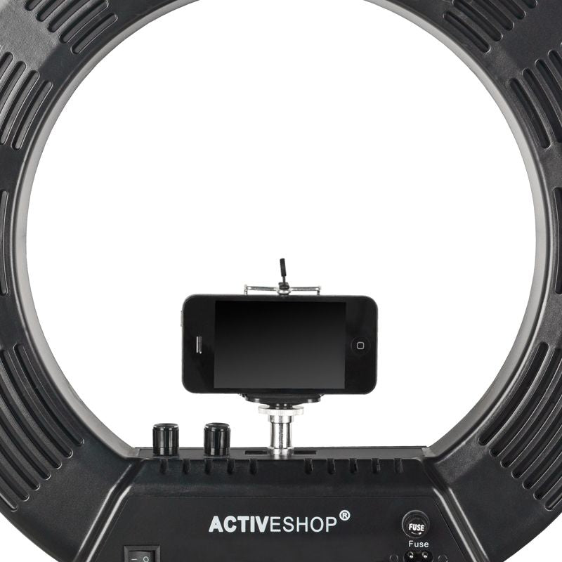 ACTIVESHOP Ring light 18 "48w led black + tripod