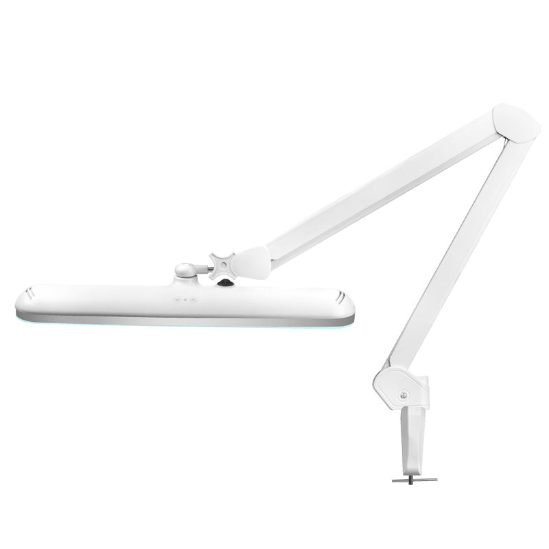 Elegante LED workshop lamp 801 l with a vice reg. white light intensity