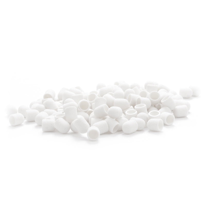 Exo Abrasive cap 10mm / 60 100 pcs.hard cap white