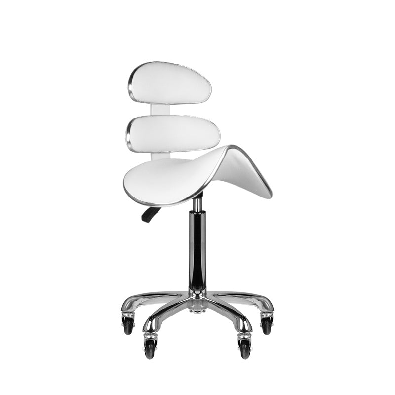 ActiveShop Roll Speed AM-880 Cosmetic Stool White