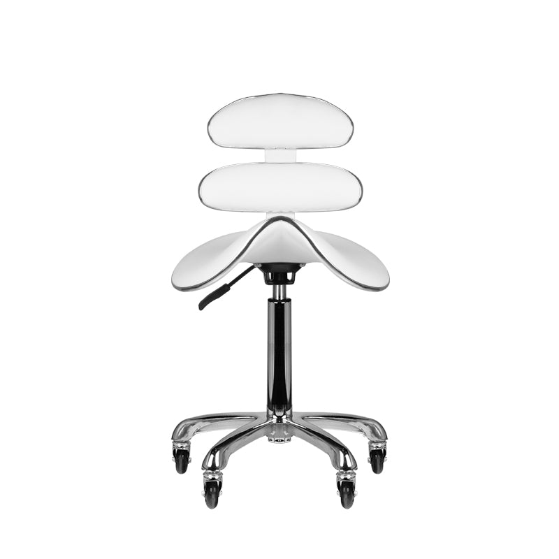 ActiveShop Roll Speed AM-880 Cosmetic Stool White