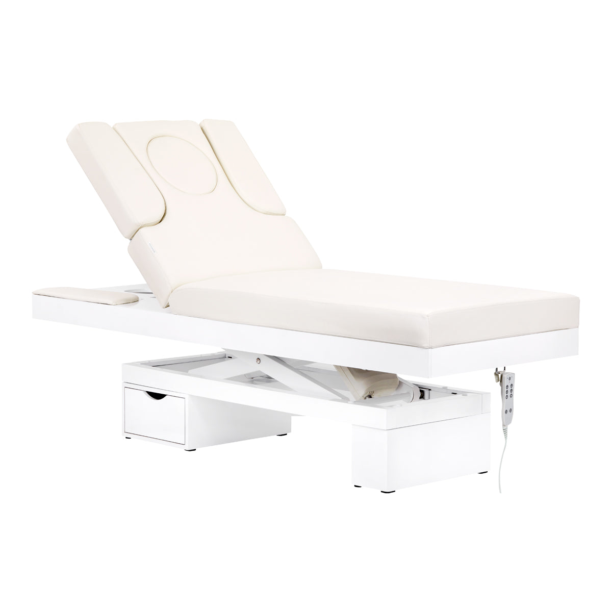 Azzurro Spa Cosmetic Bed 815B Glowing White Heated