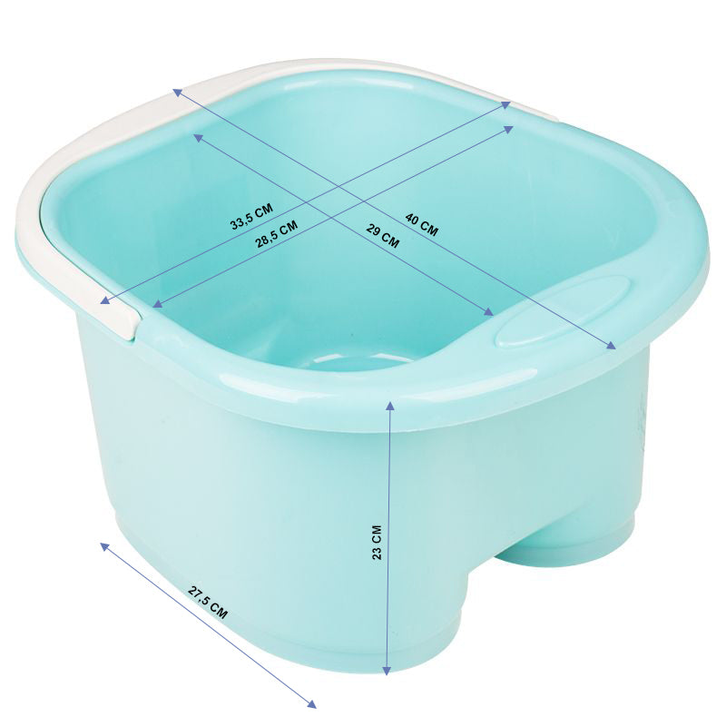 ACTIVESHOP Pedicure bowl with blue lich rollers