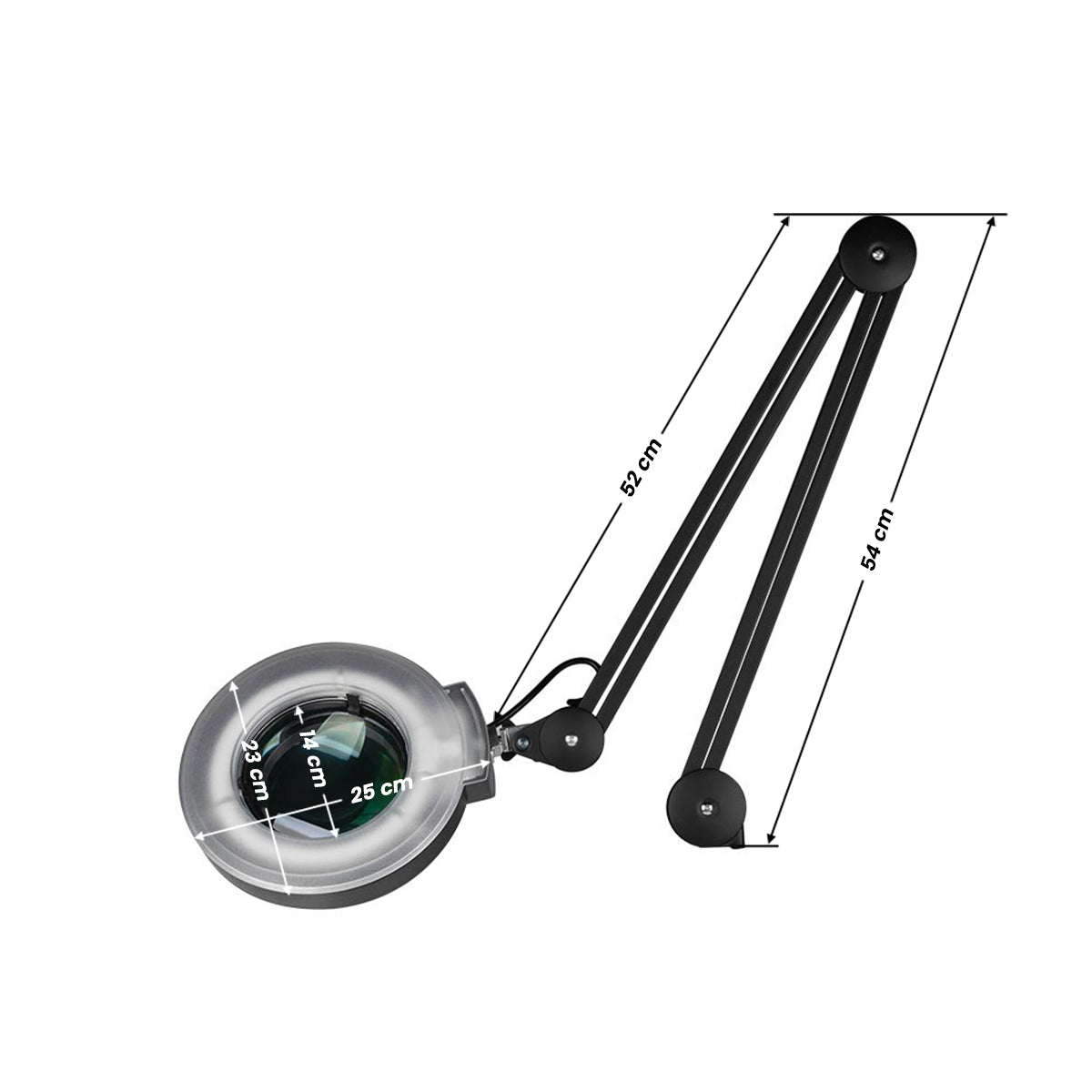 ACTIVESHOP S4 magnifier lamp + black tripod