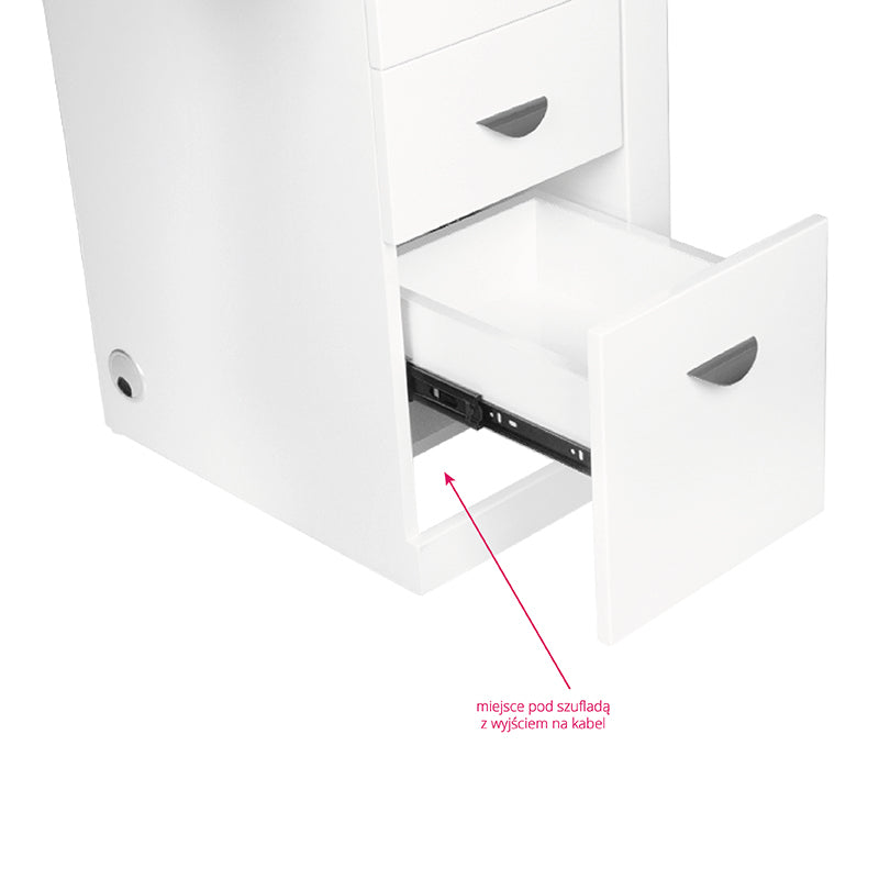 ACTIVESHOP Cosmetic desk 310 white right