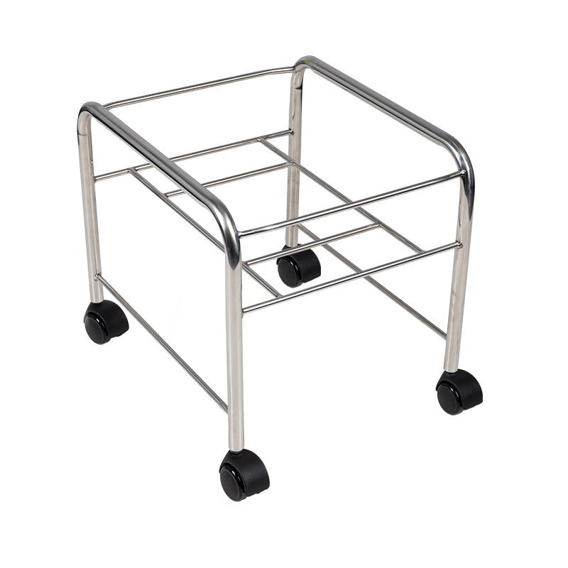 ACTIVESHOP Straight pedicure tray with chrome wheels