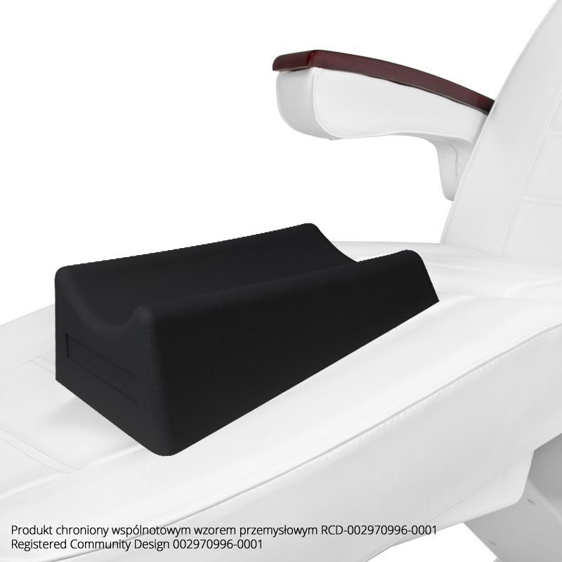 Activ Podo Black Pedicure Footrest - Durable Polyurethane Foam with Anti-Bacterial Technology