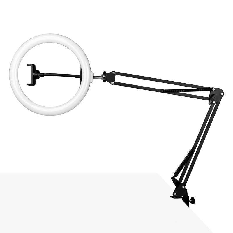 ActiveShop Ring Light 10 "8w Led Black For Table Top