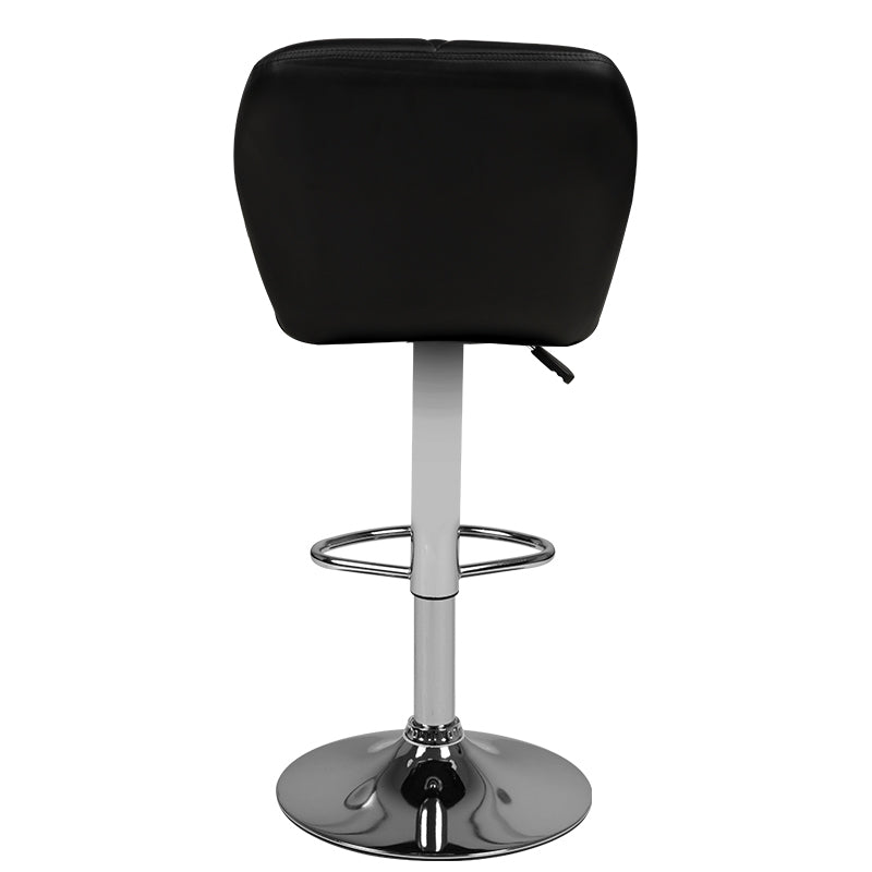 ActiveShop Reception Bar Stool M06 Quilted Adjustable Black