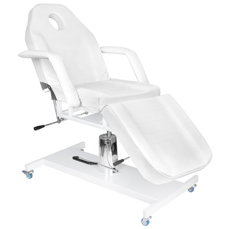 ACTIVESHOP Cosmetic chair hyd. basic 210 white on wheels