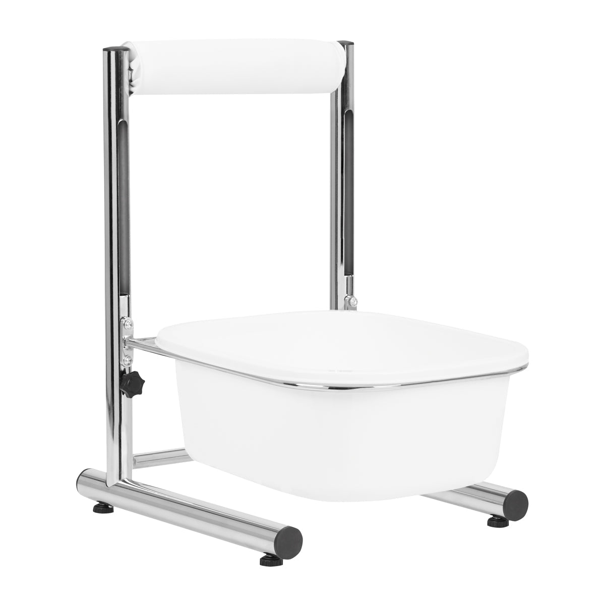 ACTIVESHOP Pedicure tray with adjustable height, chrome