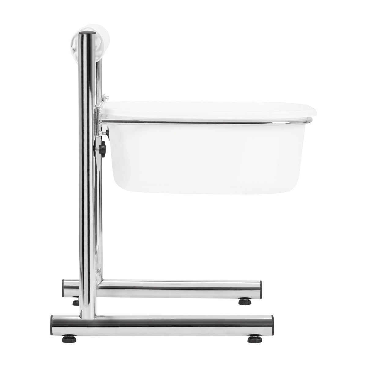 ACTIVESHOP Pedicure tray with adjustable height, chrome