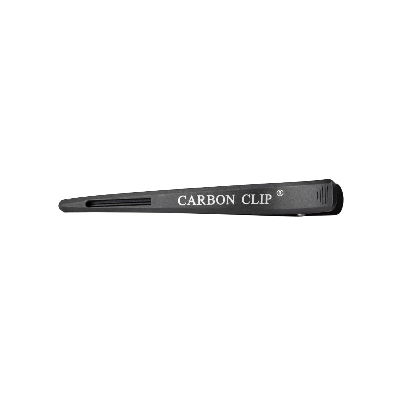 ACTIVESHOP Hairdressing clamps carbon e-15 10 pcs 11.5 cm black