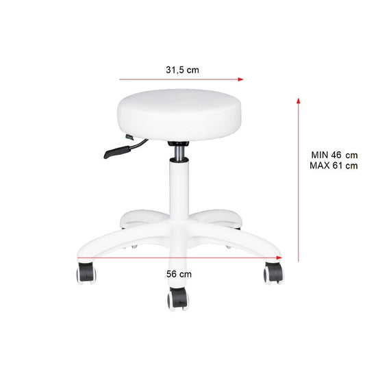 ACTIVESHOP Cosmetic stool am-303-2 white