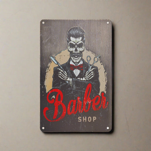 Decorative Plaque for Barber Shop B081 'Barber Shop'