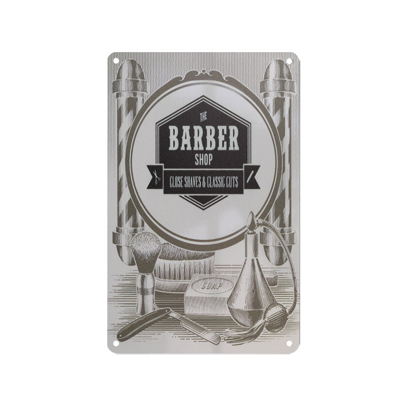 Decorative Plaque for Barber Shop C010 'Close Shaves & Classic Cuts'