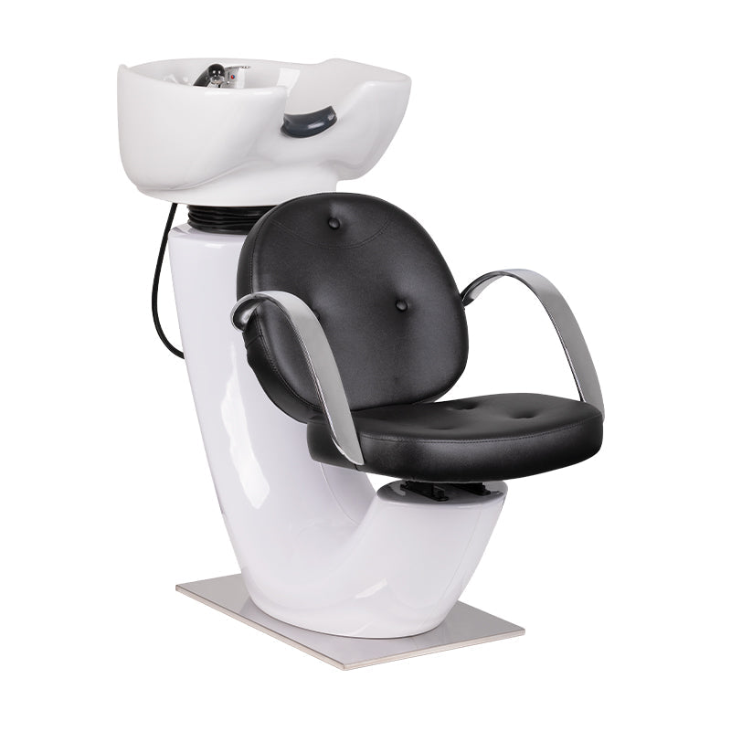 Gabbiano Asti Hair Wash Unit Black & White