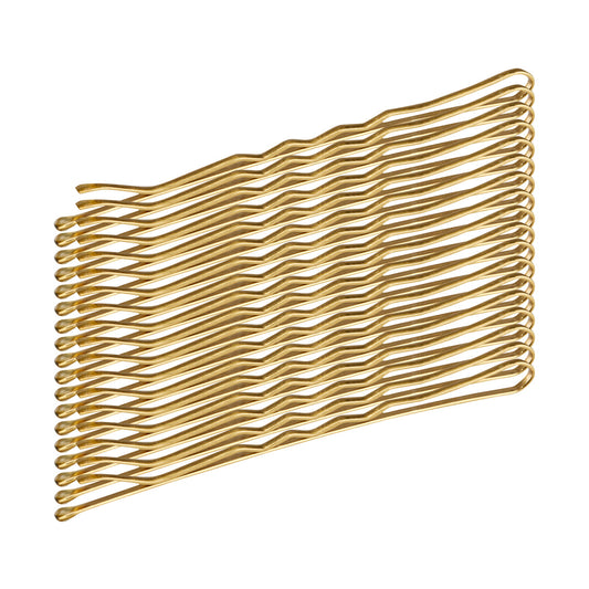 ACTIVESHOP HAIRDRESSING PINS FOR HAIR E-64 50 PCS 6 CM GOLD BROWN MIX