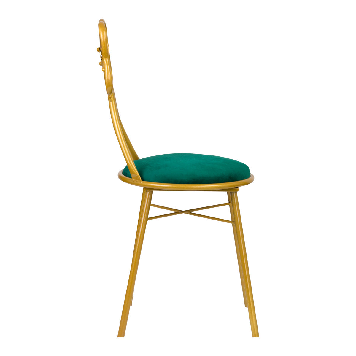 ACTIVESHOP RIBBON CHAIR VELVET DT2 GREEN