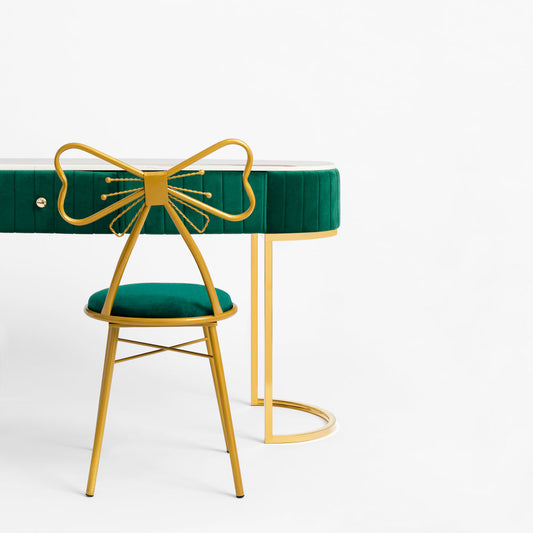 ACTIVESHOP RIBBON CHAIR VELVET DT2 GREEN