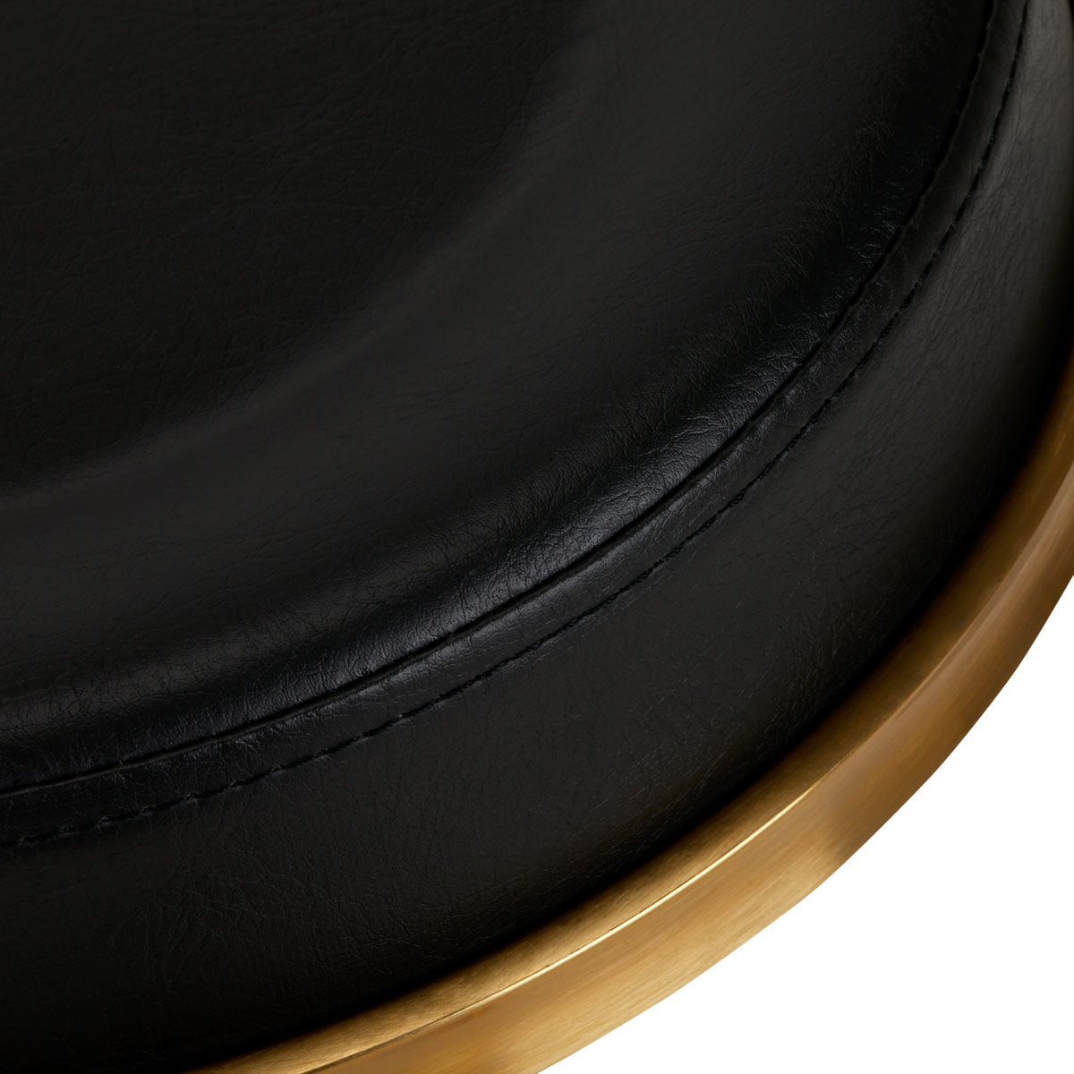 ACTIVESHOP COSMETIC STOOL H5 GOLD BLACK