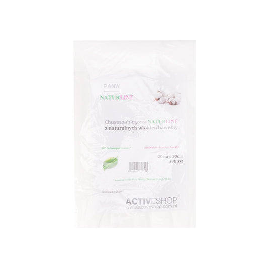 ACTIVESHOP COTTON SCARF, NATURLINE 20x30 CM 100pcs