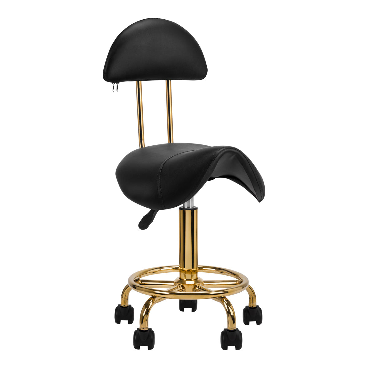 ActiveShop Cosmetic Stool 6001G Gold Black