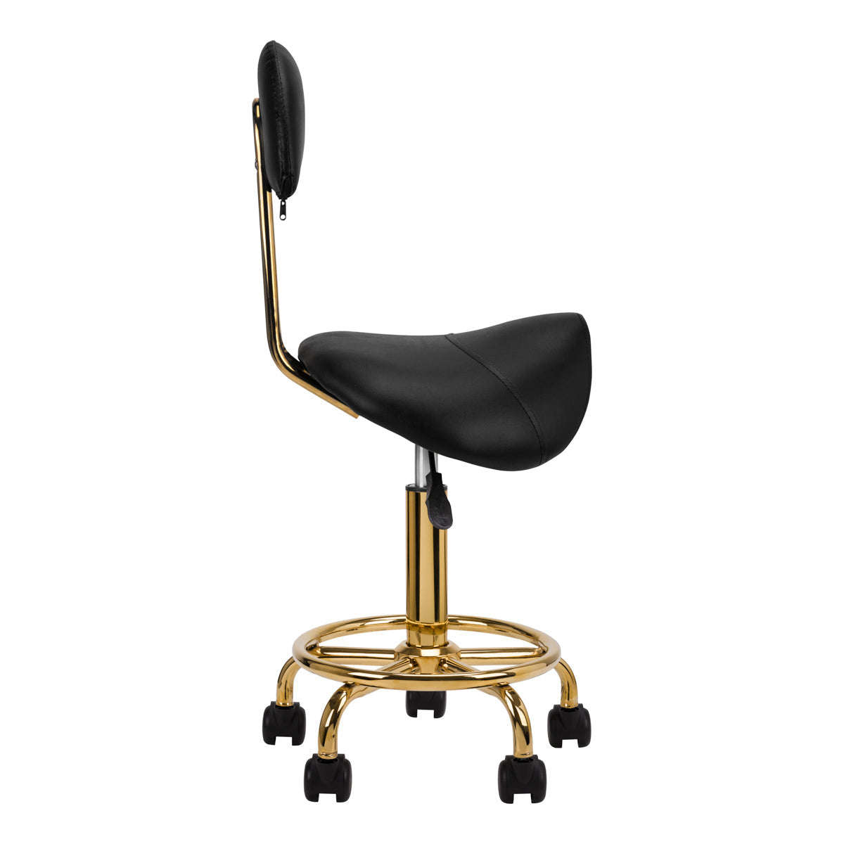 ActiveShop Cosmetic Stool 6001G Gold Black