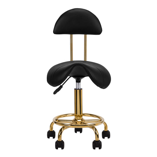 ActiveShop Cosmetic Stool 6001G Gold Black