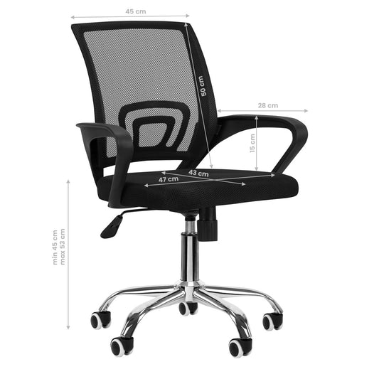 ActiveShop Office / Manicure Chair QS-C01 Black