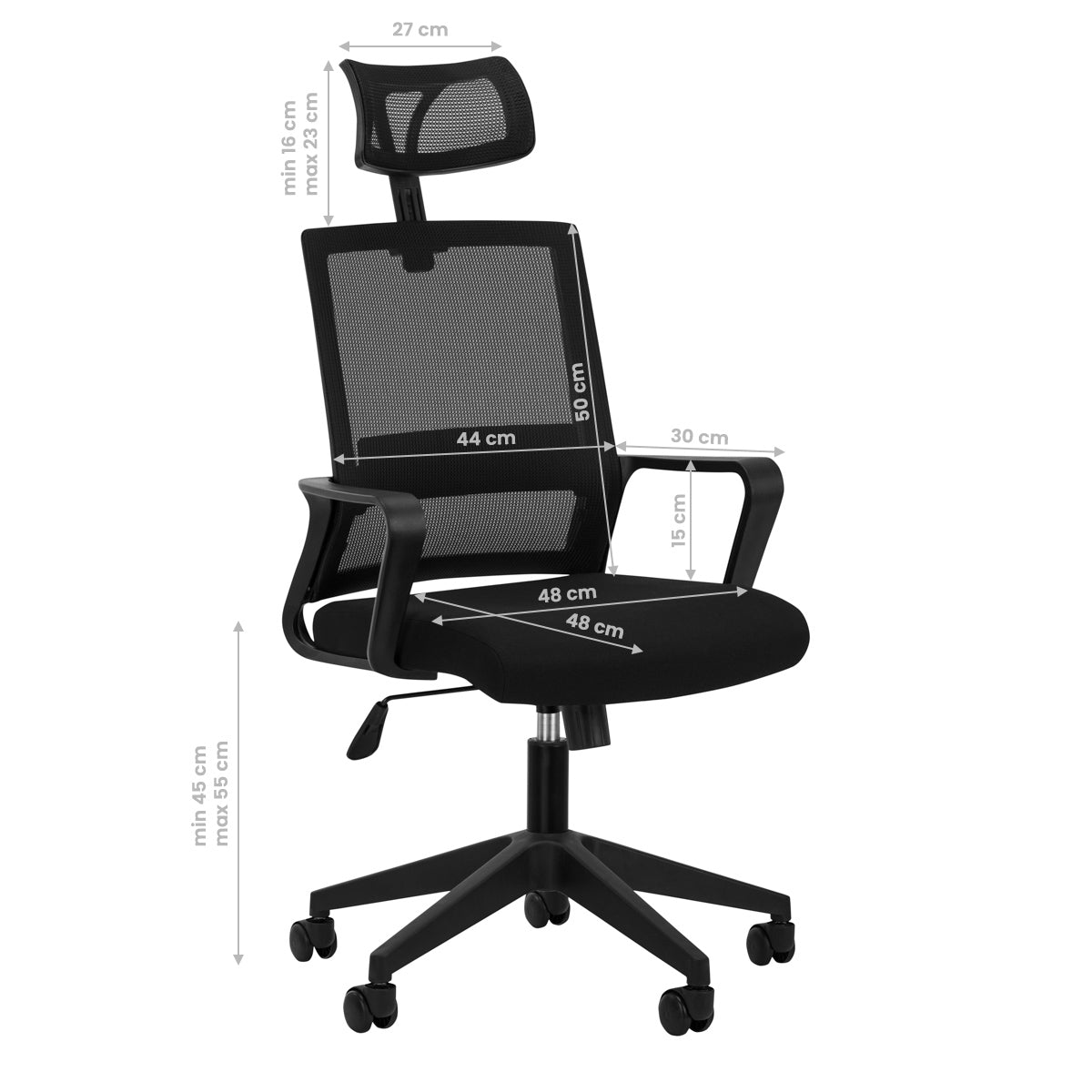 ActiveShop Office / Manicure Chair QS-05 Black