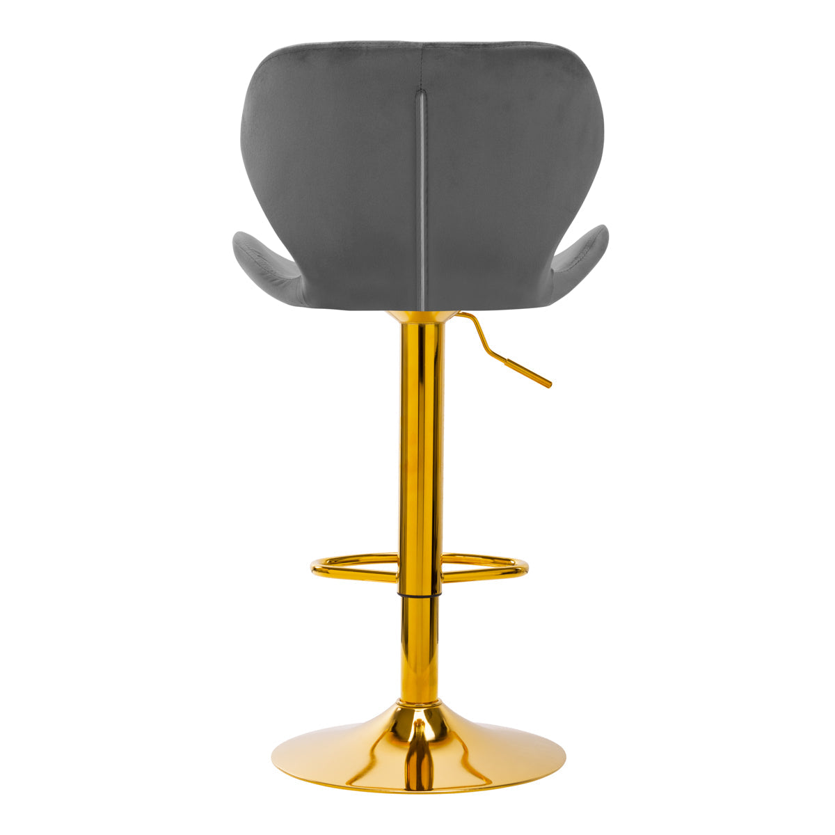 BAR STOOL QS-B15 VELVET GRAY