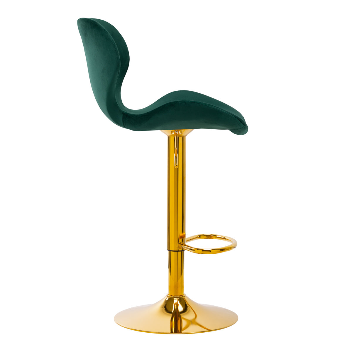 BAR STOOL QS-B15 VELVET GREEN