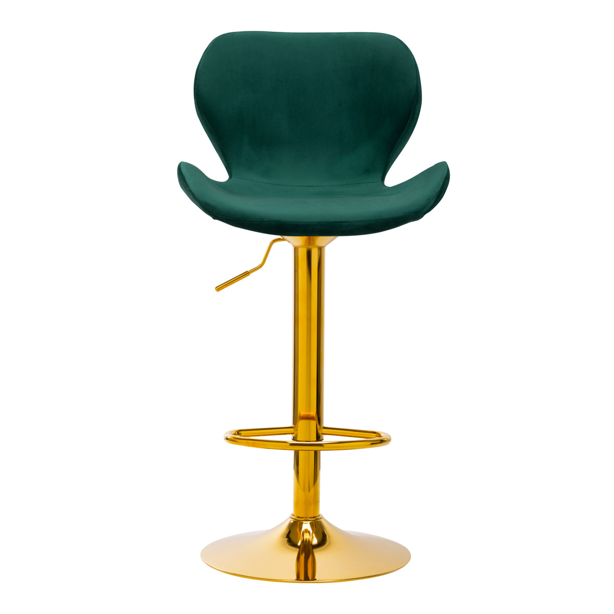 BAR STOOL QS-B15 VELVET GREEN