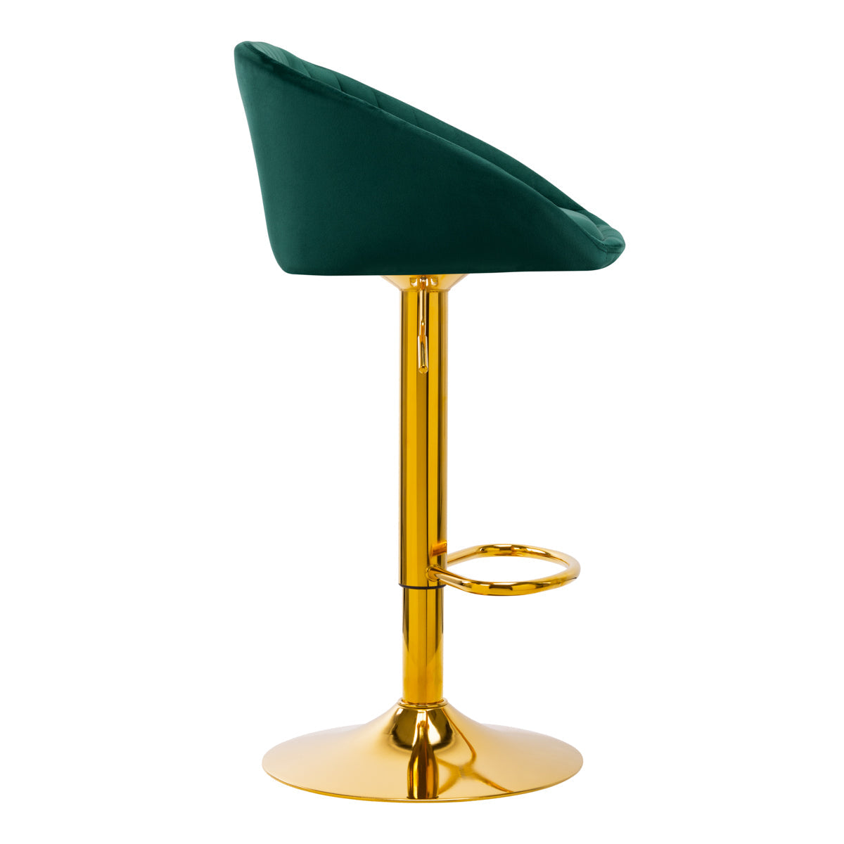 BAR STOOL QS-B16G VELVET GREEN