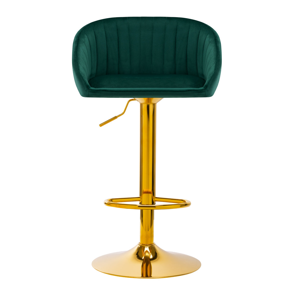 BAR STOOL QS-B16G VELVET GREEN