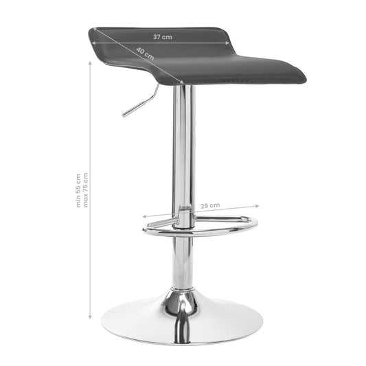 ACTIVESHOP BAR STOOL QS-B08 GRAY