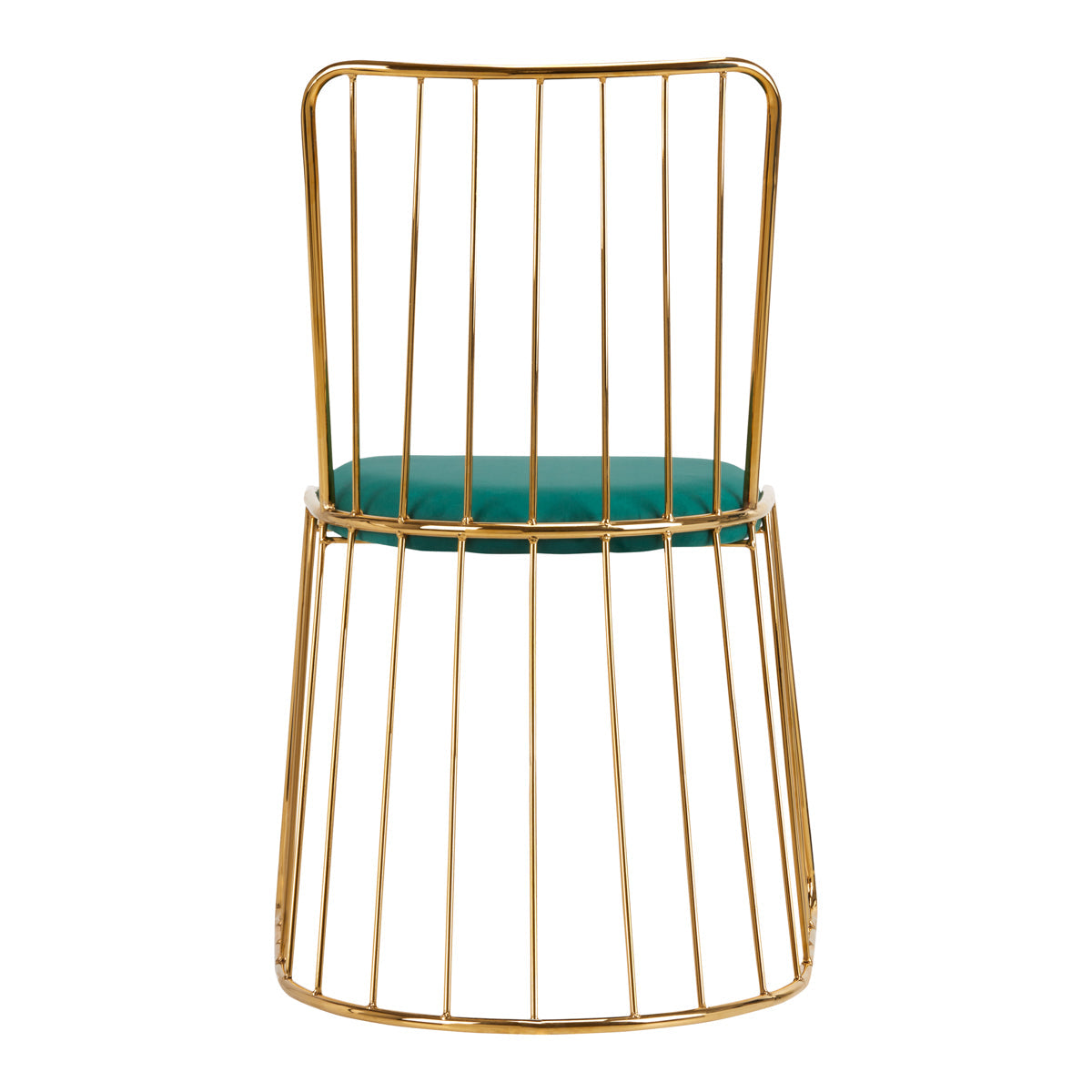 ACTIVESHOP CHAIR VELVET QS-M00 GOLD GREEN