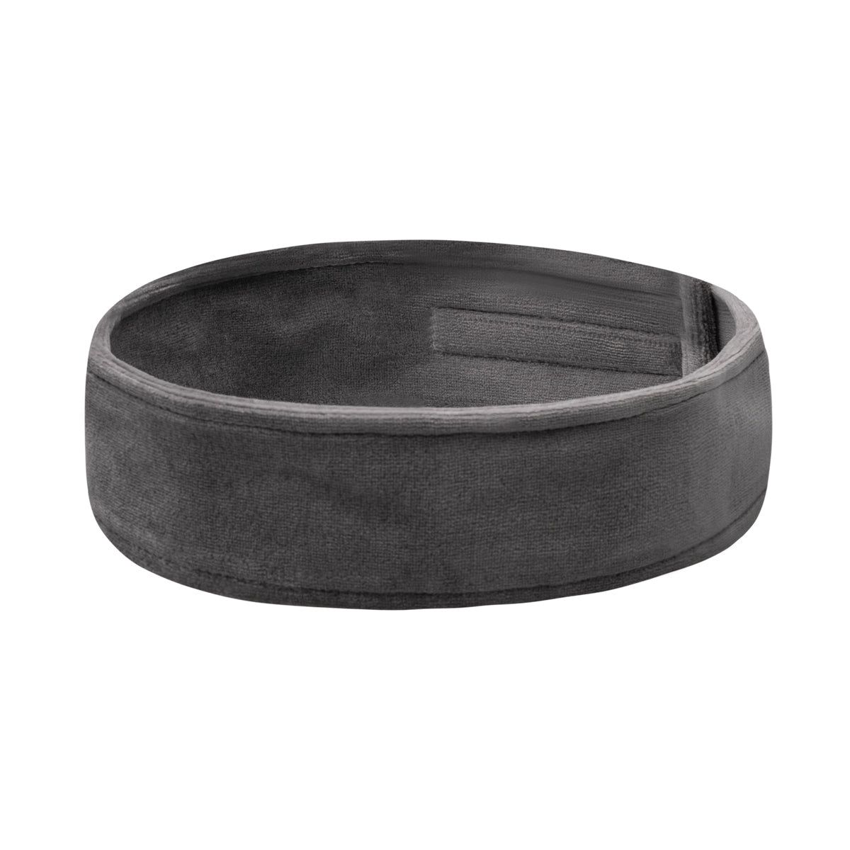 Cosmetic Treatments Headband Premium Velour Fabric Grey