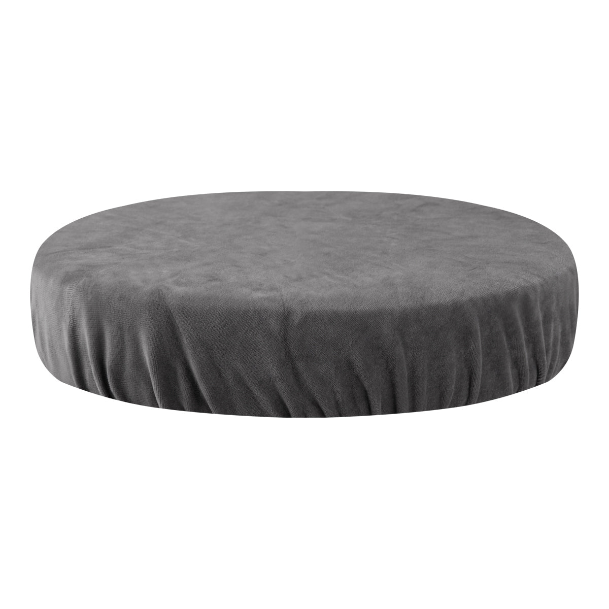 Beauty Stool Elastic Cover 35-40cm Velour Grey